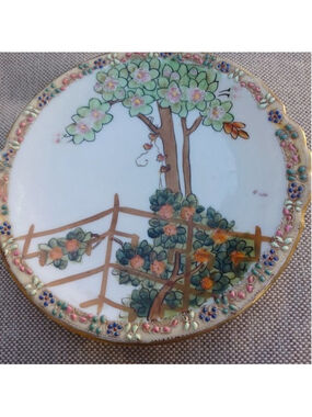 Vintage Hand Painted Imperial Nippon Plate 6 inches‎